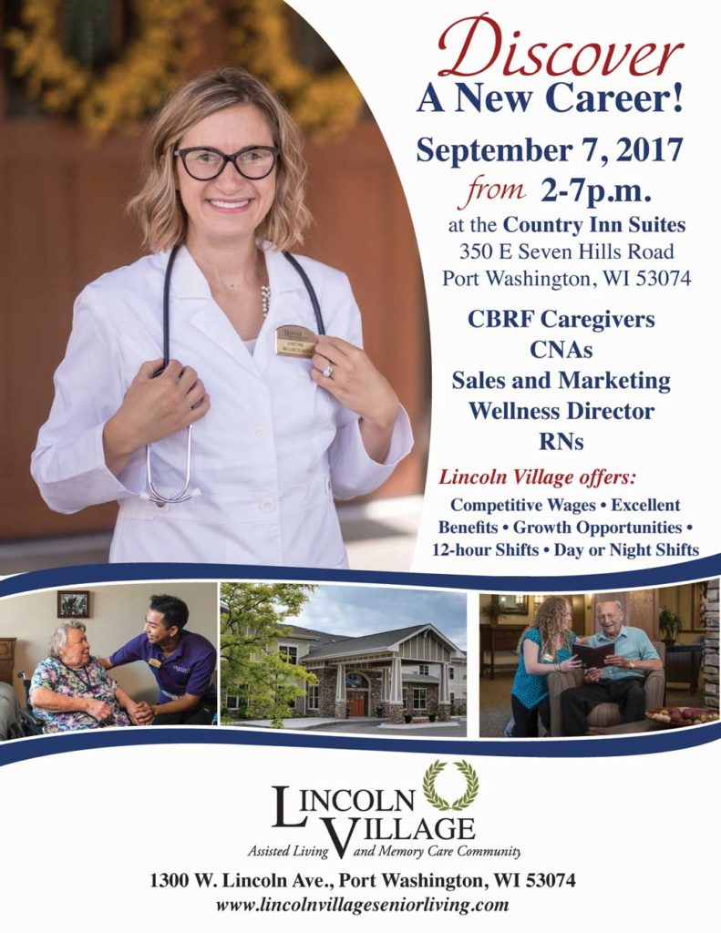 Lincoln Village September 7 Career Fair